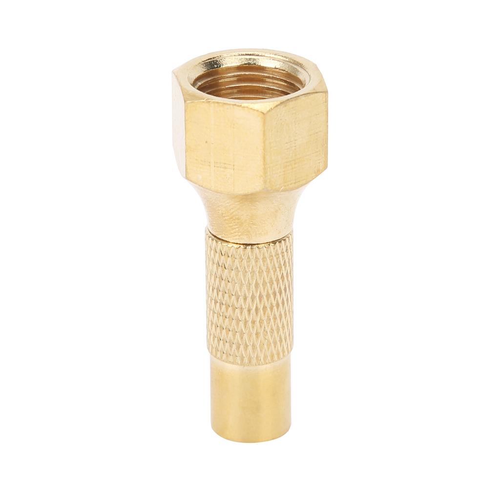 Twist On Air Chucks Portable Brass Tyre Inflation Valve 1 4in NPT Internal Thread for Car Bike Motorcycle