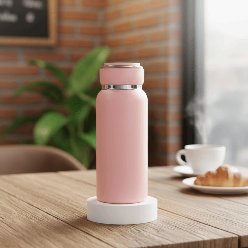 Wide Mouth Sport Thermos Cup 600ML Vacuum Flask Reusable Insulated Water Bottle  Outdoor Activities