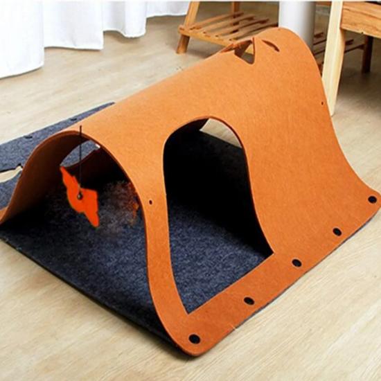 Cat Tunnel House Cat Bed Kennel Cat Toy Tunnel 50x70 Cm