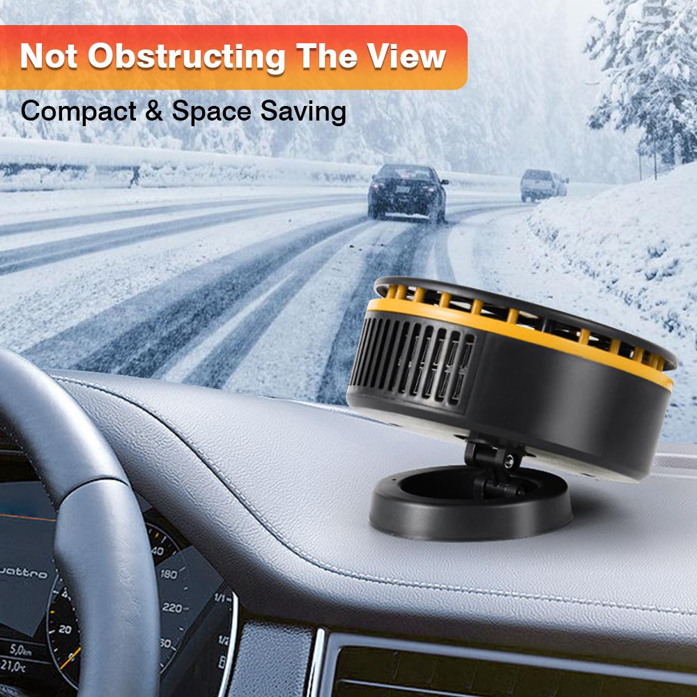 Portable Car Heater Defroster Car Windshield Defogging Defrosting Winter Drying Heating Car Heater 12V 150W