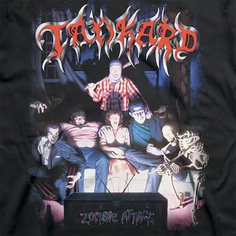 Tankard Band Gift For Friends Black T-Shirt Cotton All Size Unisex T-Shirt S