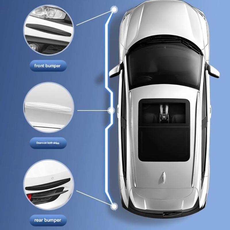 Flexible Vehicle Bumper Guard Anti Wear Edge Protector Easy To Clean Surfaces Multiple Vehicle Compatibility