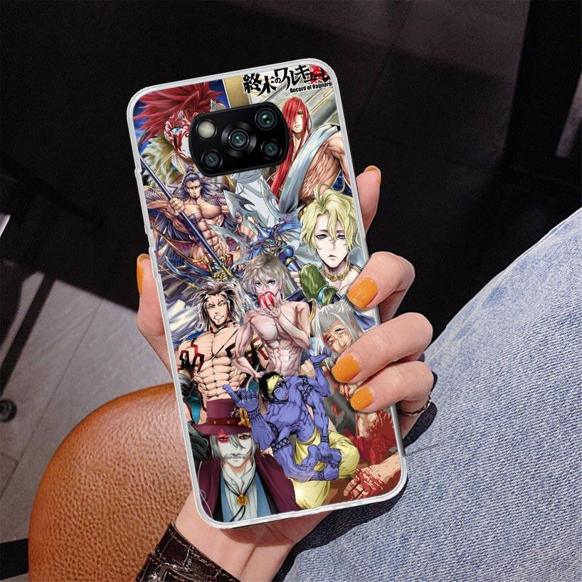 Record of Ragnarok Anime Phone Case For Xiaomi Poco X7 X6 X5 Pro F7 Ultra Redmi 15C 15 13C 13 12C 12 10 10A 10C 9 9A 9C 9T Cover