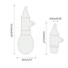 Soft Nasal Aspirator for Baby Nose Vacuum Suction Manual Nose Aspirator Nasal Cleaning Tool Backflow-proof Nose Sucker