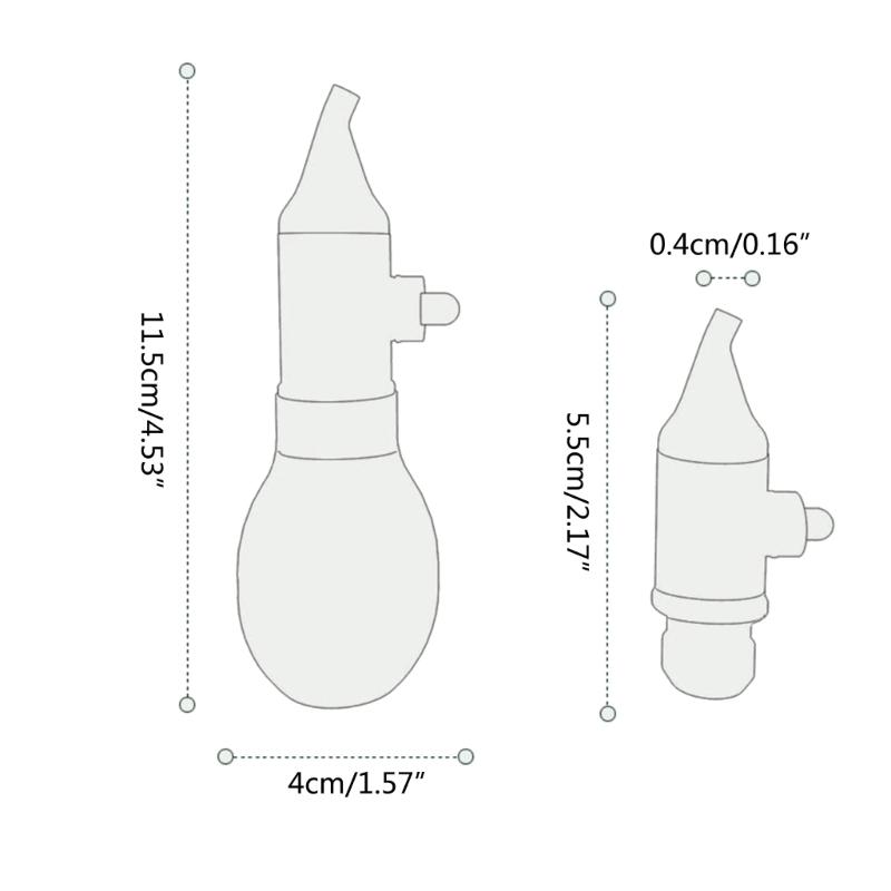 Soft Nasal Aspirator for Baby Nose Vacuum Suction Manual Nose Aspirator Nasal Cleaning Tool Backflow-proof Nose Sucker