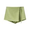 European and American Style, New Women's Clothing, Foreign Style Bow Decoration Neck Collar Top Bow Decoration Culottes