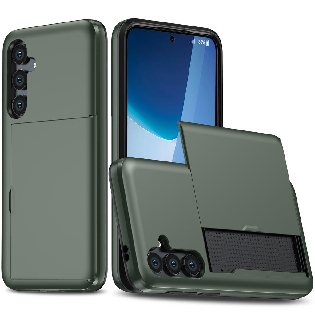 For Samsung Galaxy A16 5G/4G Case with Card Holder TPU + PC Phone Back Cover