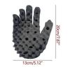 Sponge Eraser Black Curly Hair Gloves Modeling Gloves Curly Hair Sponge Hairdressing Tools Sponge Gloves