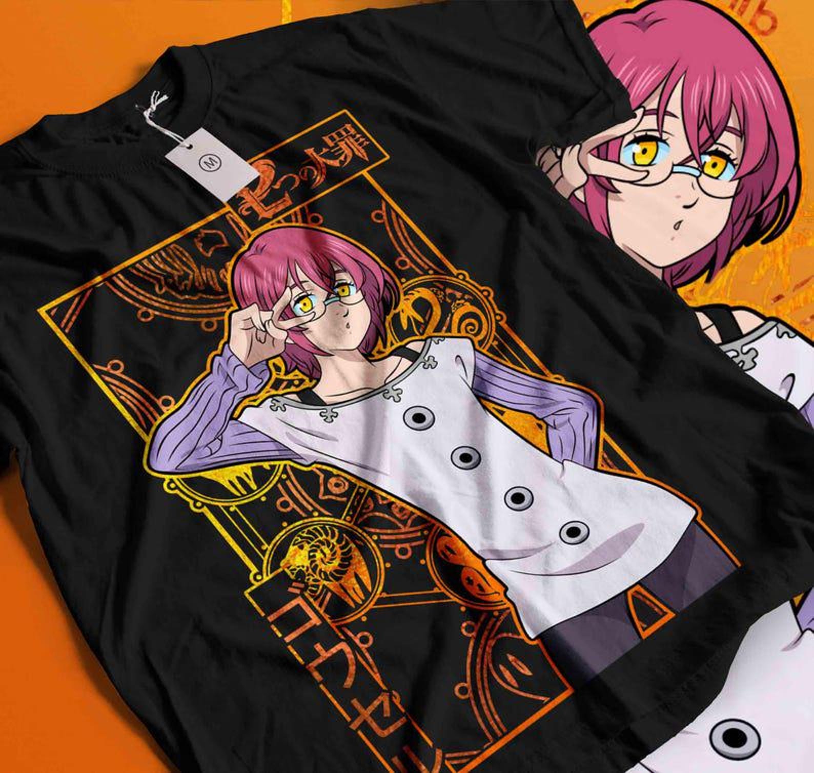 Unisex Meliodas T-Shirt, The Seven Deadly Sins T-Shirt, Nanatsu no Taizai, Anime Shirt, Anime T-Shirt L