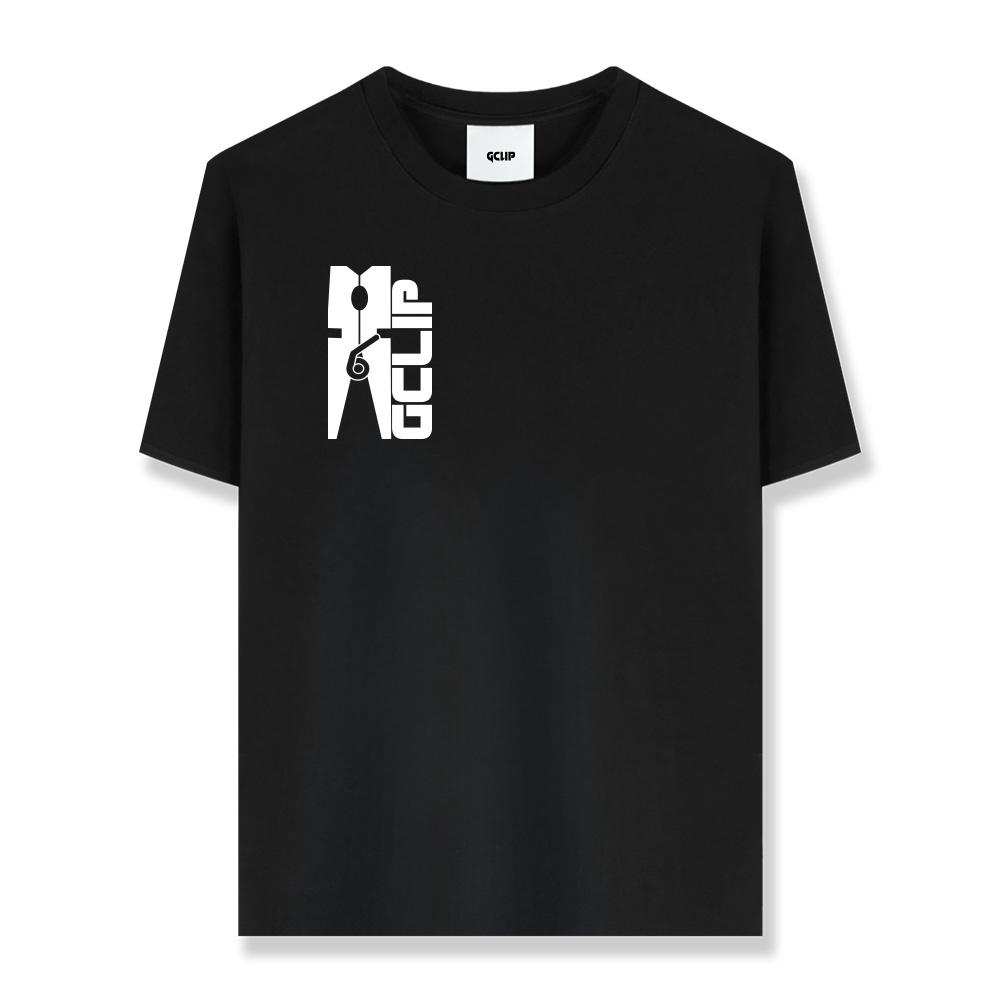 Jikeulib Straight Clip Oversized Short Sleeve T-Shirt (Type A)