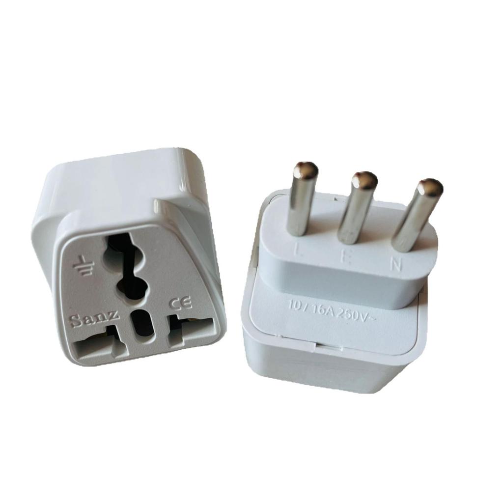 Italian Standard Copper Power Adapter for Global Travel