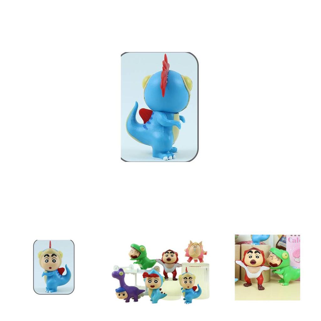 Adorable Crayon Shinchan Jurassic Dinosaur Figurines For Kids Birthday Gifts And Decor
