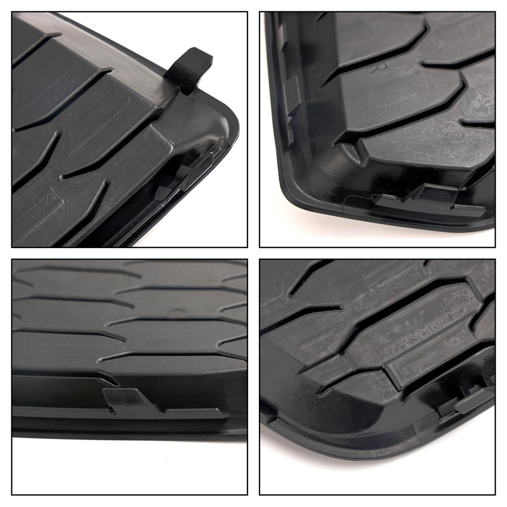 2 STÜCK Stoßfängerabdeckung Gitter Grill Blende Einsatz 80A807679D 80A807679DRU6 Passend für Q5 2018-2022 Maschen