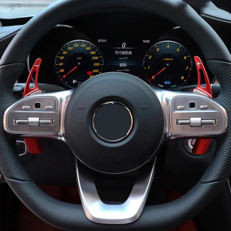 For Mercedes-Benz CLS C257 Coupe C118 GLA GLB X247 CLA GLE W167 MB EQC B Class W247 Car Steering Wheel shift paddles DSG Extend