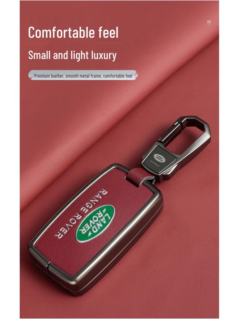 TPU-Schlüsselhülle mit Metallschnalle für Land Rover Range Rover, Sport, Velar, Evoque, Discovery 4, Discovery Sport und 5.