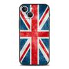 Luxury Phone Case For Apple iPhone 11 15 14 Pro MAX 12 13 7 8 Plus X XR XS MAX SE Silicone Black Cover Funda England UK flags