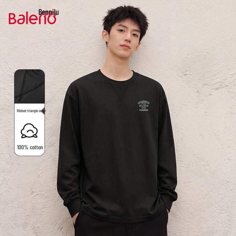 Baleno Men s Pure Cotton Long Sleeve T-Shirt 3XL