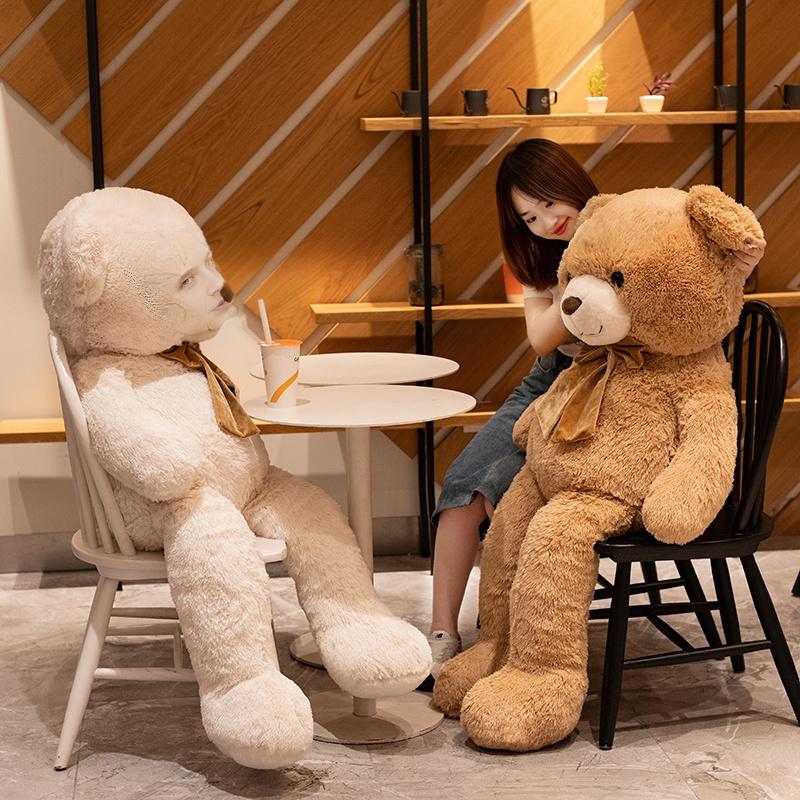 High Quality Giant American Bear Plush Doll Soft Stuffed Animal Bear Plush Toys Girls Valentine Lover Birthday Gift