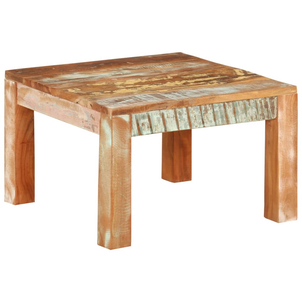 Coffee Table 55 x 55 x 35 cm Solid Reclaimed Wood