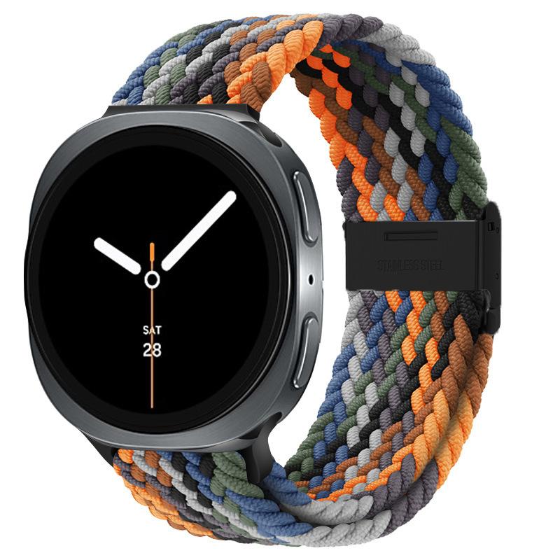 Braided Solo Loop for Samsung Galaxy Watch 8 strap 40mm 44mm sport pulseira Bracelet correa Galaxy watch8 8 classic 46mm band