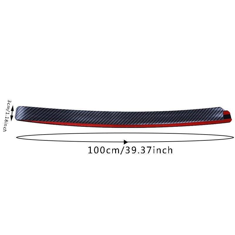 

Automotive Carbon Fiber Door Sill Protector Guard Strip Bumper Threshold Protection Strips for Car Anti-Scratch Accessories