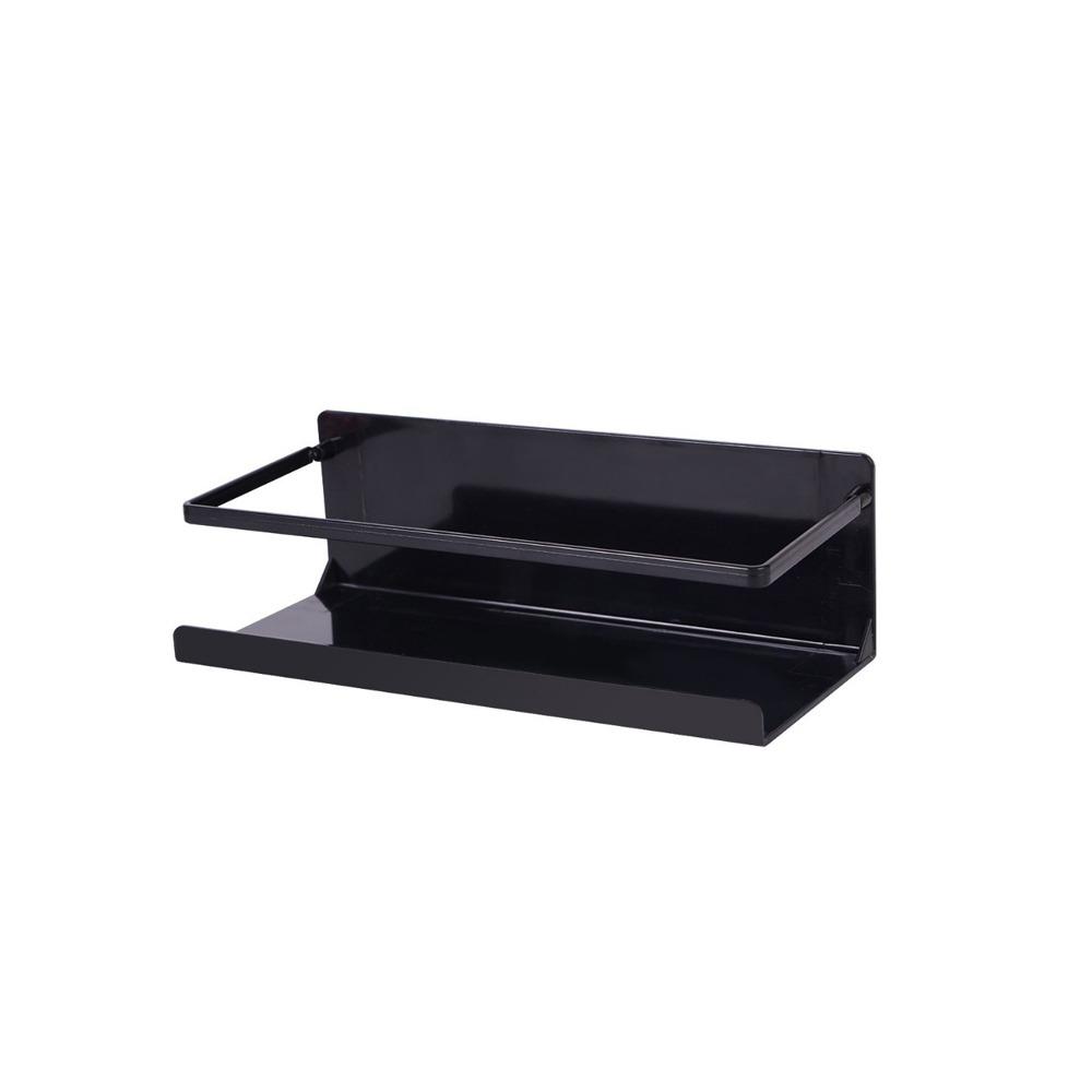 Wall Mounted Magnetic Storage Shelf Large Capacity Refrigerator Side Rack Spice Storage Rack Oven