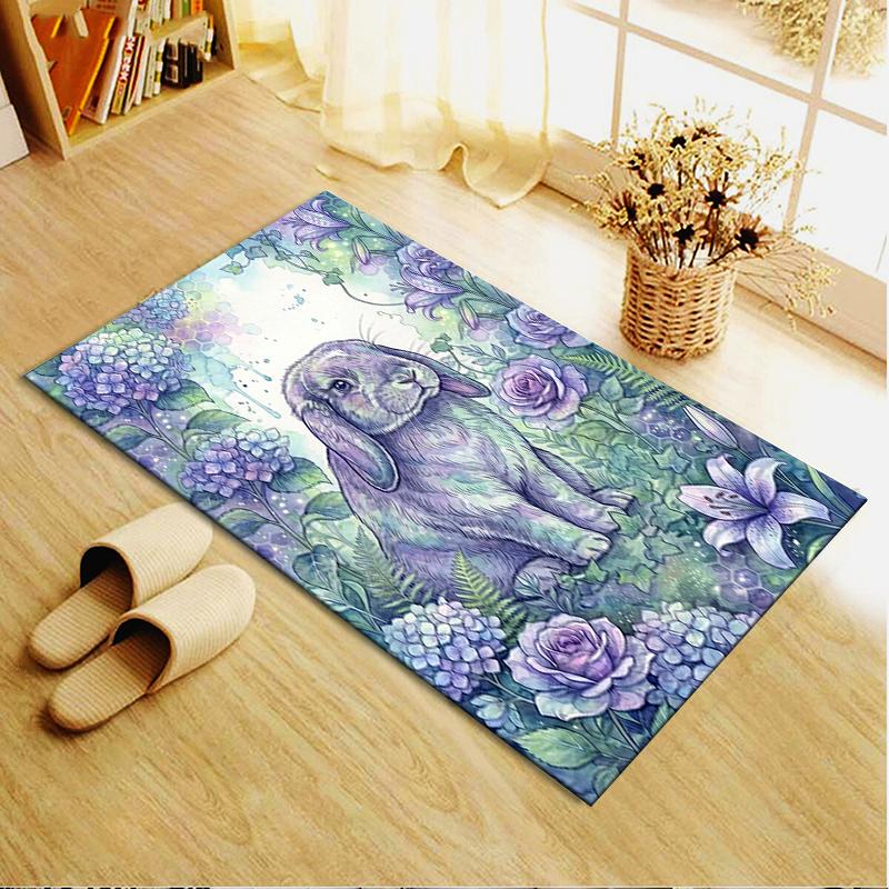 2025 New Watercolor Animals Carpet Rug for Living Room Bedroom Home Sofa Decoration,Kids Play Non-slip Floor Mat153