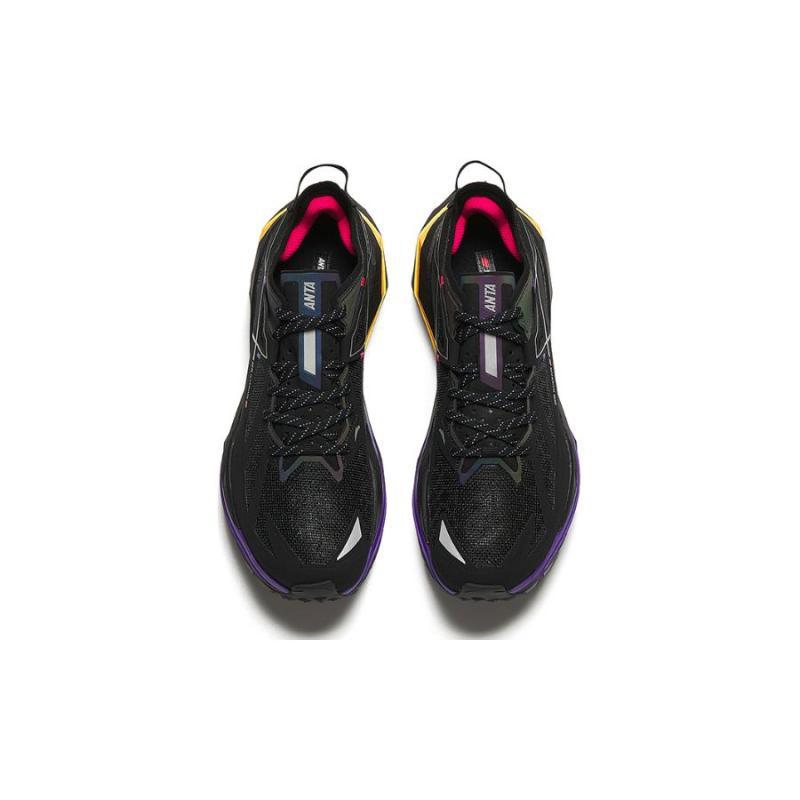 Anta Falcon Hunting Cushioning Wear-Resistant Low-Top Outdoor Shoes Men's Black Yellow Sneakers