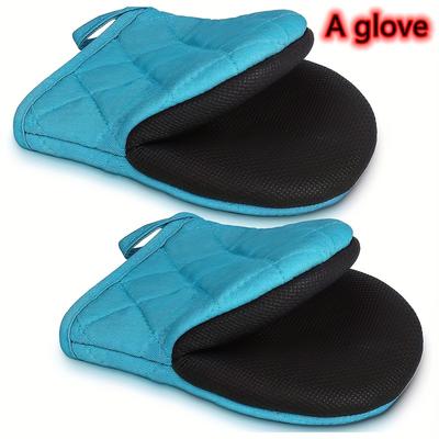 Guanto da forno da cucina in silicone multistrato con funzione antiscivolo e resistente al calore, adatto per cerimonia di laurea, festival di giugno, festa del lavoro