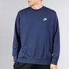 Nike Basic Logo Crew Neck Sweatshirt Men Tops Navy-Blue BV2667-410
