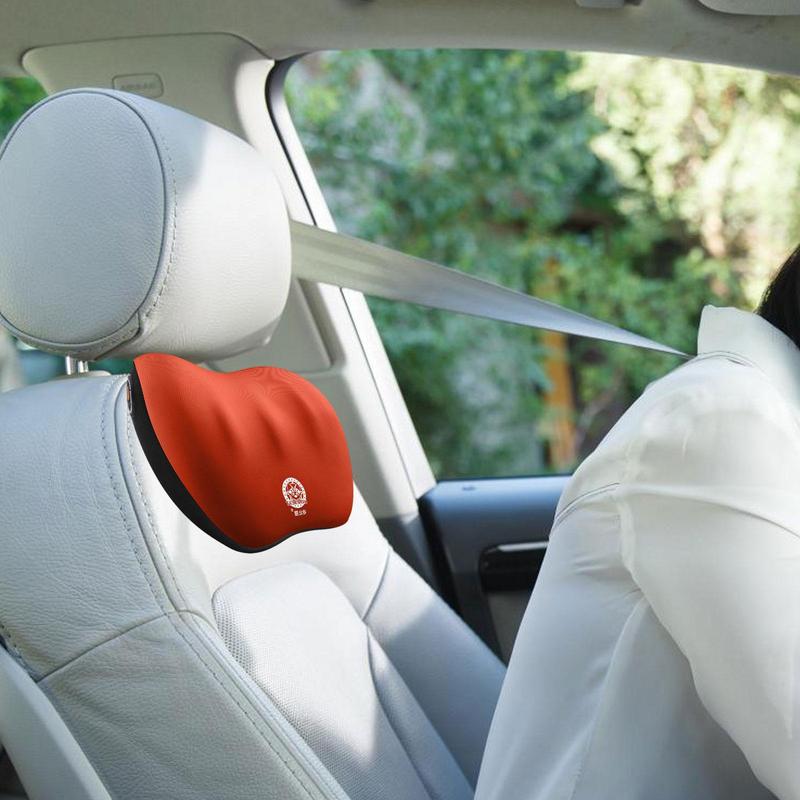 Car Lumbar Cushion Car Waist Support Made Of Memory Foam Memory Foam Seat Back Head Rest Pillow Breathable Support Pillow For