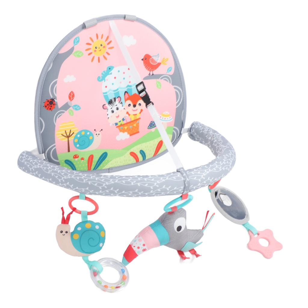 Baby Auto Rücksitz Spielzeug Verstellbar Pädagogisch Reise Säugling Aktivitätsbogen Spielzeug für 0 bis 1 Jahre