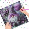 DIY Diamond Painting Canvas Kit for Adults Gnome Colorful Rhinestone Craft for Stress Relief Living Room Wall Decoration Gift