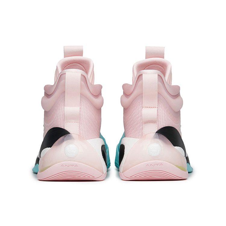 Anta KT7 Basketball Shoes Men's Low Top Light Blue/Apricot Blossom Pink 112221101-6