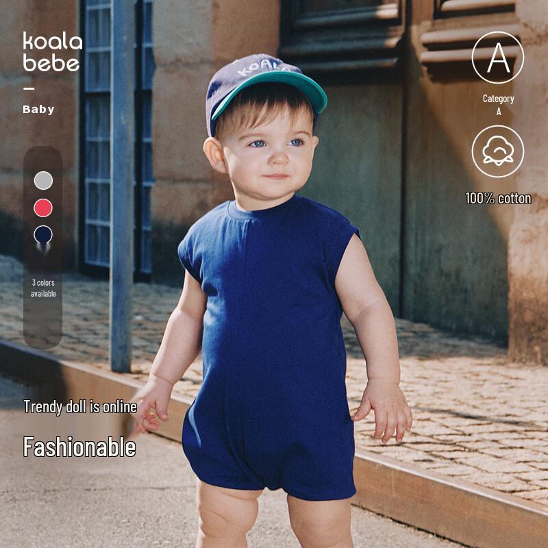 

KoalaBib Baby Sleeveless Cotton Romper 90