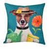 45x45cm Personalized Cartoon Animal Printed Sofa Cushion Cover Home Living Room Throw Pillowcase Decoration