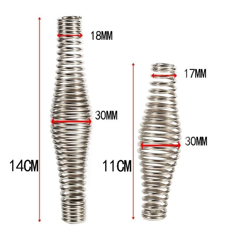 2pcs BBQ Pit Grill 11/14cm Stainless Steel Handle Spring Wood Furnace Stove 2pcs BBQ Pit Grill 11/14cm Stainless Steel Handle Spring Wood Furnace Stove