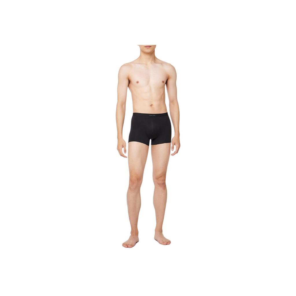 Calvin Klein Comfortable Minimalist Solid Color Boxer Briefs Men Underwear Black NB4165-UB1