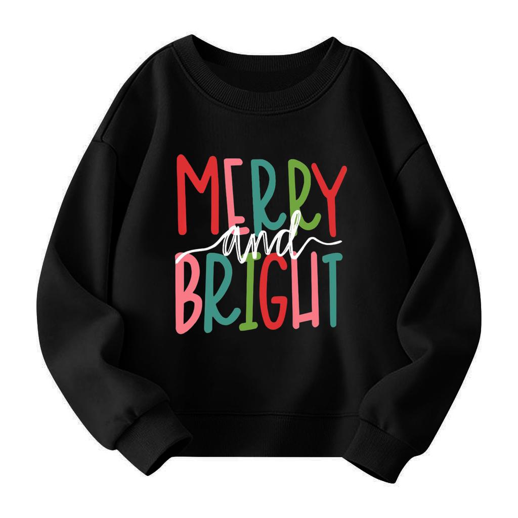 Genser til barn Gutter Jenter Rund hals Sportsgenser Casual Pullover Genser Sportsskjorte