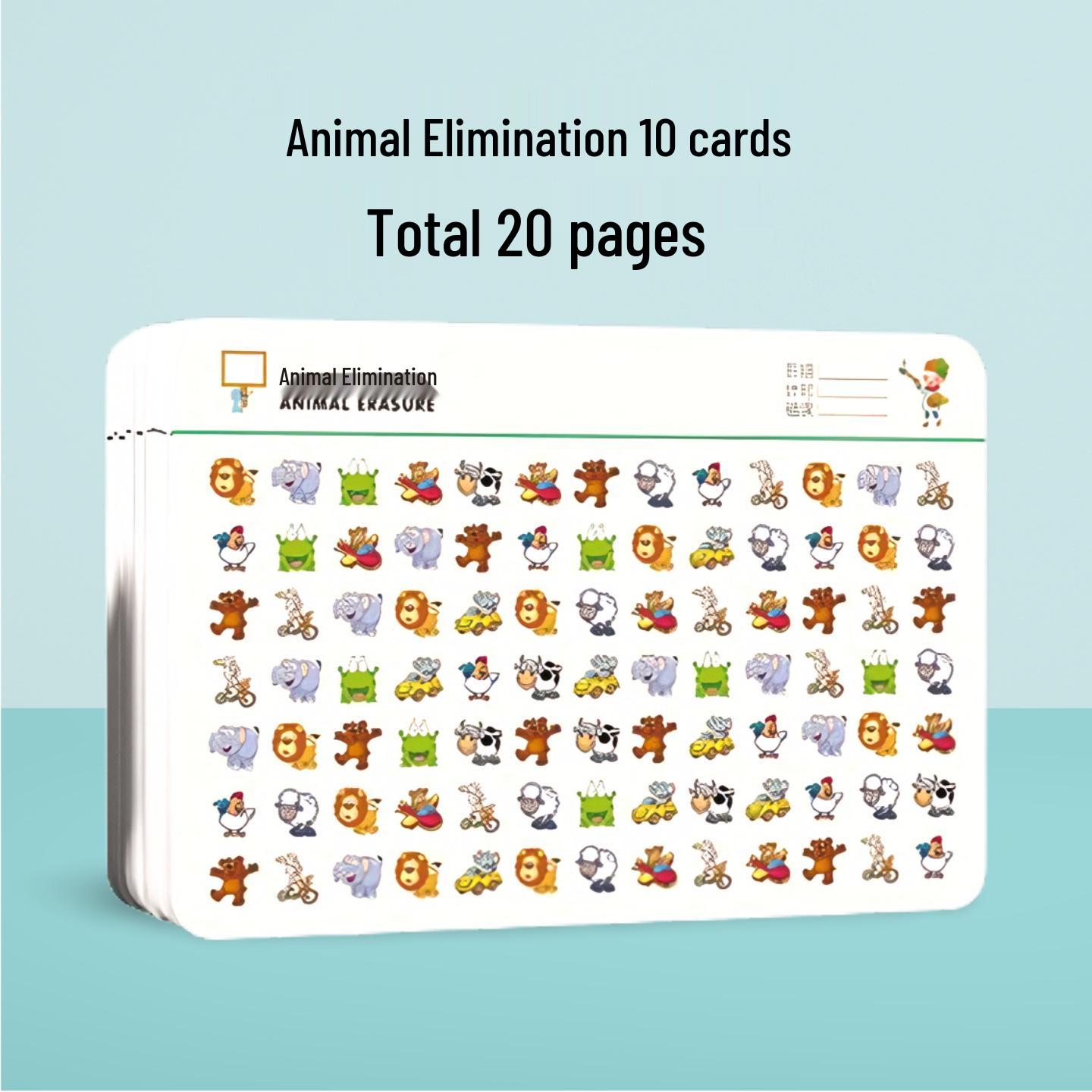 

Карточки для тренировки внимания у детей с царапками: Цифры и китайские иероглифы - Развивающие инструменты для терпения