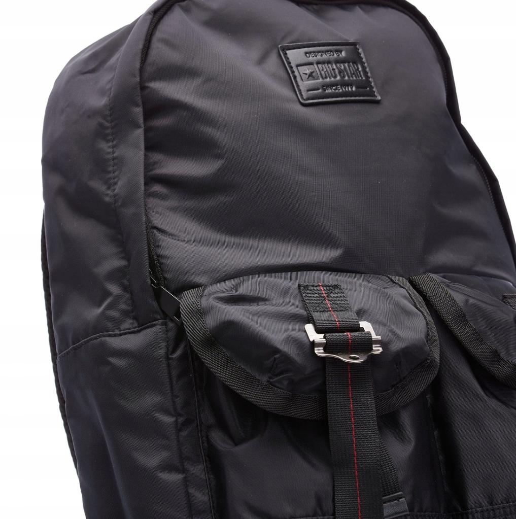 Big Star GG574178 Men's Backpack Black | Polyester, A4, 13 L