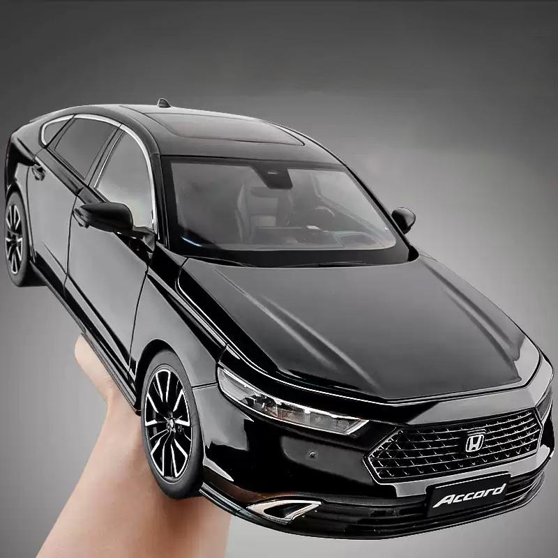 1/18 Honda Accord Alloy Die Cast Car Model Seat Adjustment Tire Shock Absorbing Collection Ornaments Birthday Gift