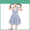 Encantador Vestido de Fantasia Verde Oz Dorothy Alice Empregada para Diversão de Cosplay de Halloween