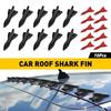 Shark Fin Diffuser Vortex Generator Car Wing Spoiler Roof Bumper Carbon Fiber 10