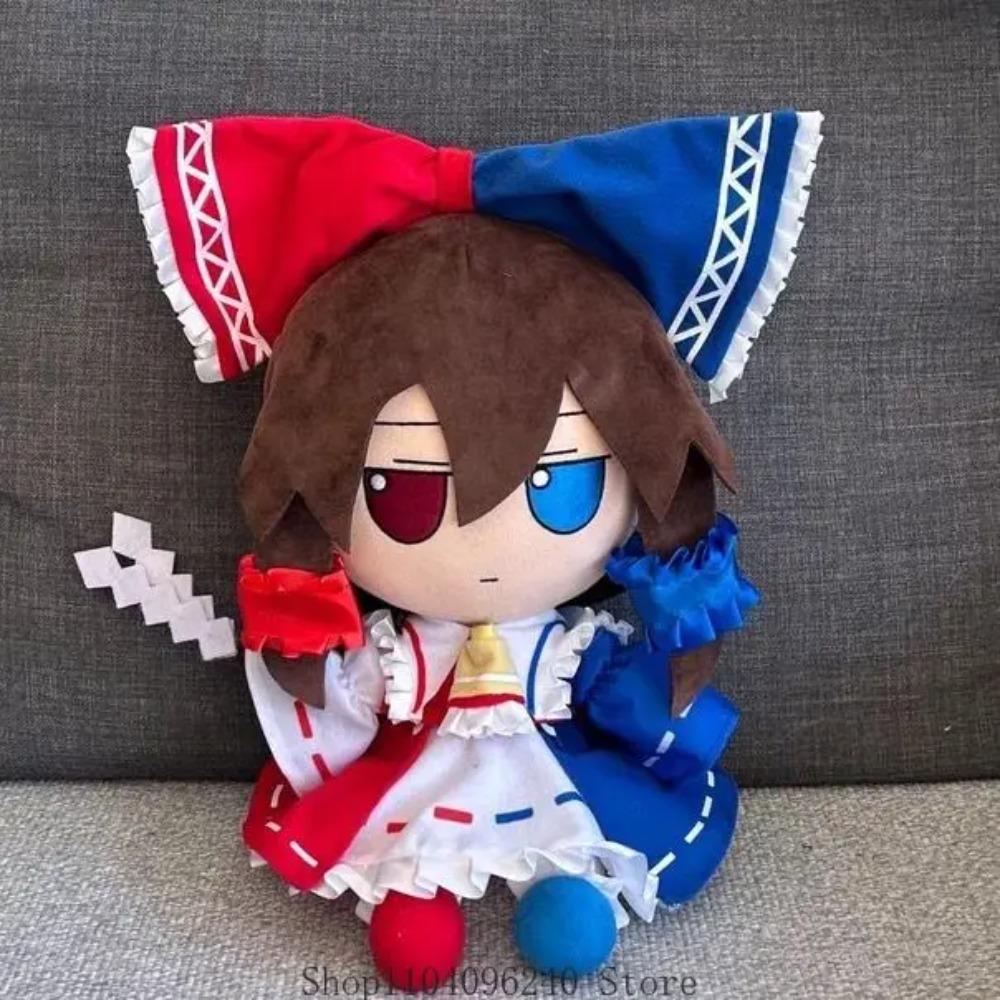 Touhou Project Hakurei Reimu fumo 30cm Cartoon Figure Idol Plushies Pillows Girl Birthday Gift Lie on Your Pillow Cosplay