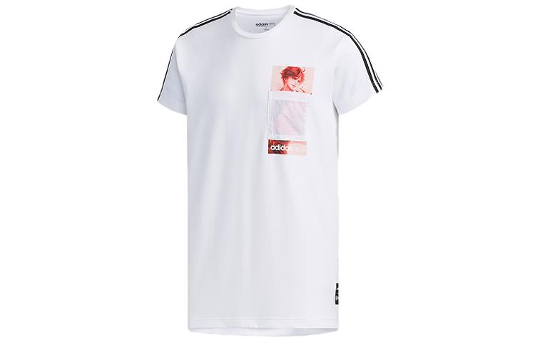 

Adidas Neo X HONOR OF KINGS T Shirts Men s Crew Neck Moderate Straight Fit FR7981 XL