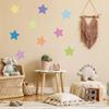 108 Pcs Paper Star Cutouts 3.5 Inch Double Printed Star DIY Craft Boho Bulletin Board Classroom Wall Decorations (Boho Colorful 108)