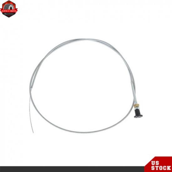 237 Push Pull Choke Cable 63" Inner 60" Conduit 2 3/4" Travel Universal