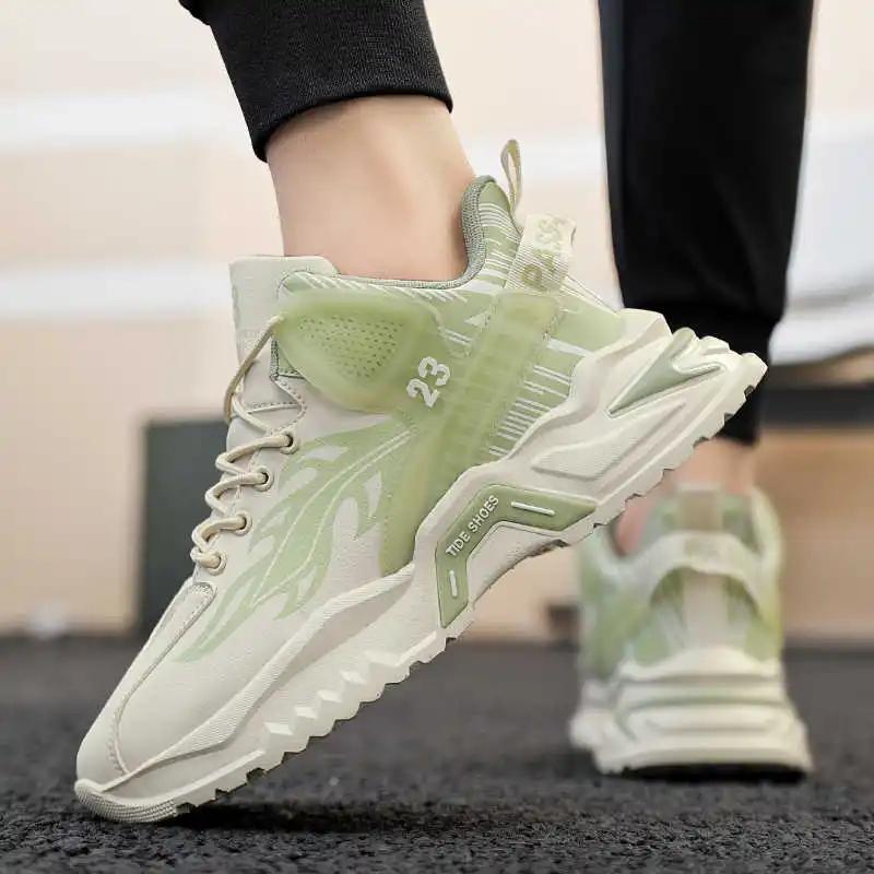 Tied Lace-up Super Comfortable Men's Shoes Skateboarding Summer Boot Sneakers 50 Size Sports High End Casuall Cool Special