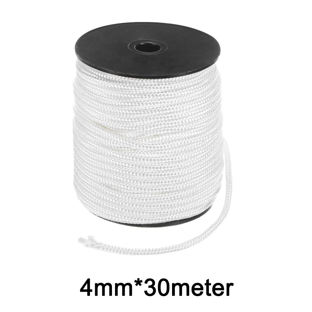 Recoil Starter Rope 4mm Nylon 30m Replacement Rope for Lawn Mowers Chainsaws Brush Cutters and Other Outdoor Equipment